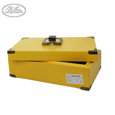 Wooden leopard print storage box, wholesale large wooden jewelry box