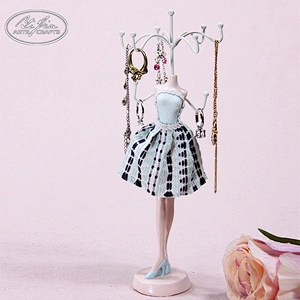 Decoration lady shaped ring display mini mannequin necklace jewelry holder