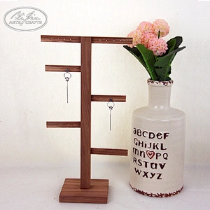 Handmade wooden jewelry bracelet display stand jewelry display doll stand