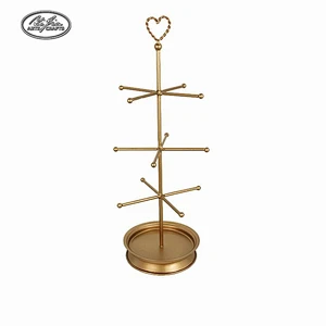 Home Decor Y Shape Rack, Antique Metal Jewelry Display Stand