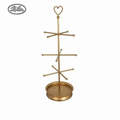 Home Decor Y Shape Rack, Antique Metal Jewelry Display Stand
