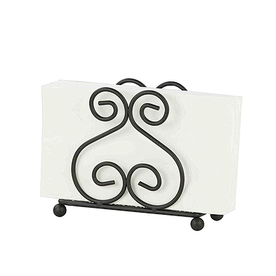 Mini Black Bar Decorative Metal Napkin Holder