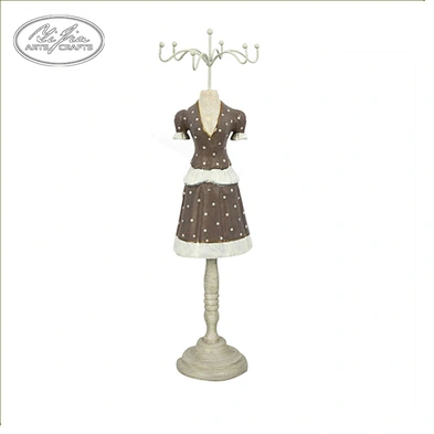 Home decor pink dress girl jewelry  display stand