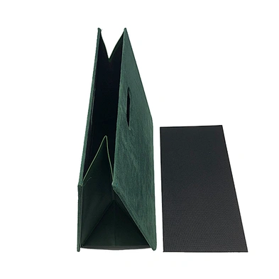 Customized color portable flannel PU file magazine rack holder magazine bag/bin/basket stronger magazine file organizer
