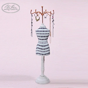 Fashion customized ring necklace jewelry doll mini mannequin jewelry holder