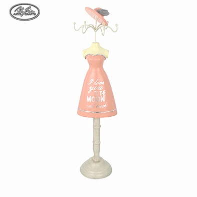 Polyresin vintage home decor mannequin jewelry display holder