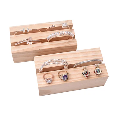 Fashion Decoration Earrings Jewelry Bracelet Wood Display Stand