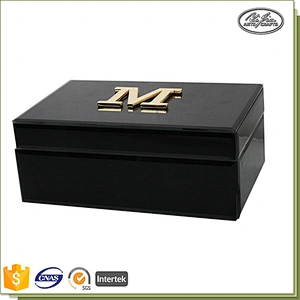 Personalized Luxury Glass Velvet Jewelry Display Box