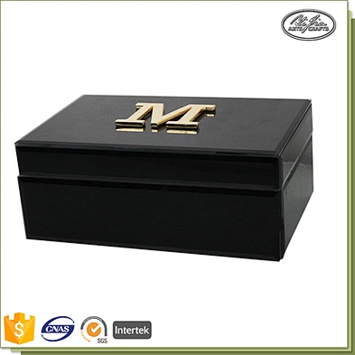 Personalized Luxury Glass Velvet Jewelry Display Box