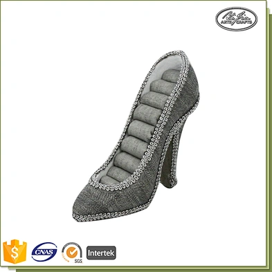 Custom High-heel Shoe Jewelry Ring Display Stand Holder