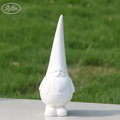 Mini simple white dwarf shaped ceramic craft