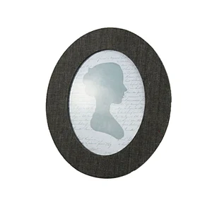 Cheap customized lovely oval shape photo picture frame/picture photo frame