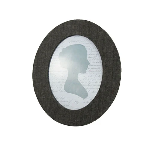Cheap customized lovely oval shape photo picture frame/picture photo frame