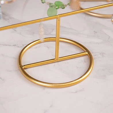 Customized Home Decor Metal Christmas Tree Shape Lantern Christmas Decoration Jewelry Display Stand