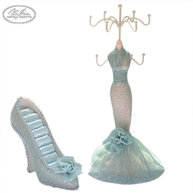 Customizable Mini Female Mannequin Dress Form Decoration Jewelry Display Set