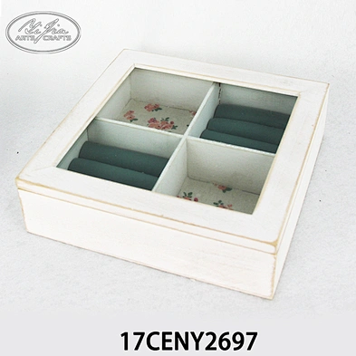 Wholesale home decor antique wooden jewelry tray