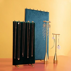 Necklace display board jewelry shop counter display decoration shooting props flannel bracelet earring jewelry board