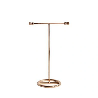 Customized gold earring holder earing display stand jewelry metal display stand for earring