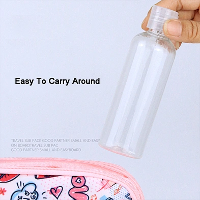 Fast Delivery 30ml Flip Top Cap Disc Plastic Bottles PET Hand Sanitizer Gel Bottle