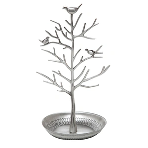Decorative jewelry necklace tree display jewellery stand metal tree ring jewelry holder