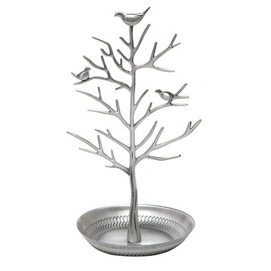 Decorative jewelry necklace tree display jewellery stand metal tree ring jewelry holder