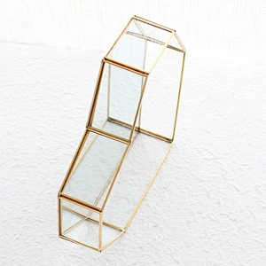 Custom Heart-Shaped Jewelry Ring Necklace Display Storage Tray Glass Jewellery Tray