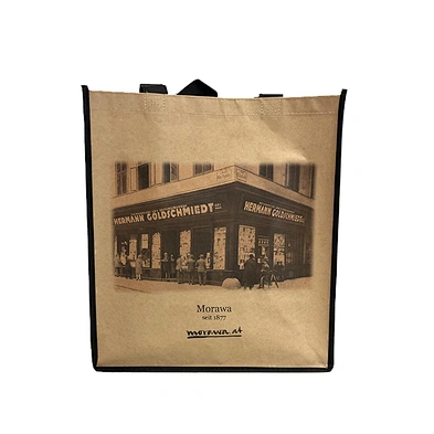 Custom printed gift packaging shopping paper bag with handle