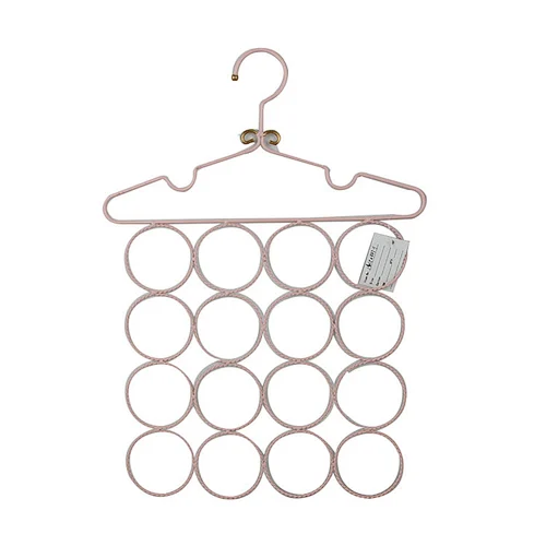Holes Round Metal Scarf Hanger With Hooks