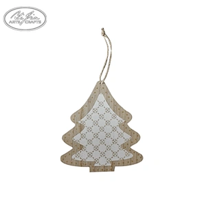 Wooden home decoration Christmas light star