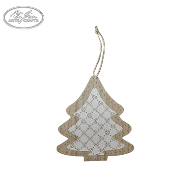 Wooden home decoration Christmas light star