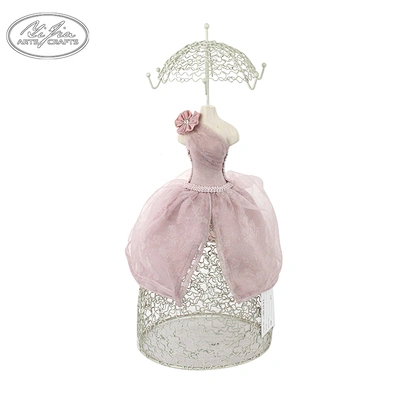 Modern jewelry doll stand holder earring necklace jewelry display stand