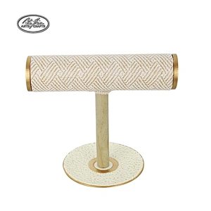 Customized t-bar jewelry watch display holder stand