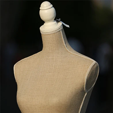 Vintage fabric covered fiberglass/foam custom made mannequins