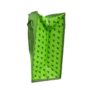 Customized eco friendly pp woven shopping bag foldable for supermarket