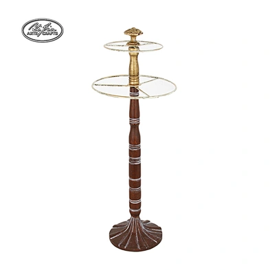 Customized decoration l shaped jewelry display stands vintage necklace resin jewelry display