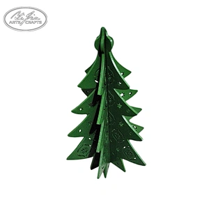 Wholesale customized small wooden new christmas decoration lighted star