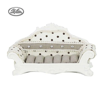 Customized sofa shape cute jewelry  ring stand display with mini mirror