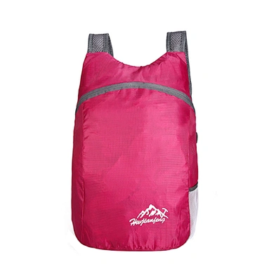Customer logo printing outdoor foldable travelling backpack shoulder bags waterproof foldable backpack bag