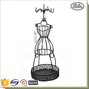 Wholesale Customized Metal Handmade Wire Mini Mannequin Jewelry Holder