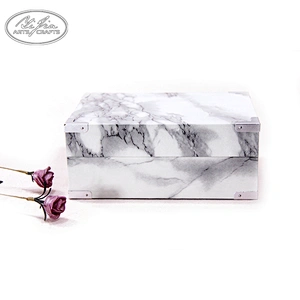 Custom Marble Pattern Wooden Jewelry Box