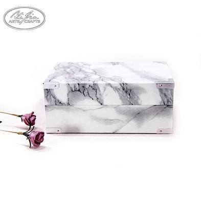 Custom Marble Pattern Wooden Jewelry Box