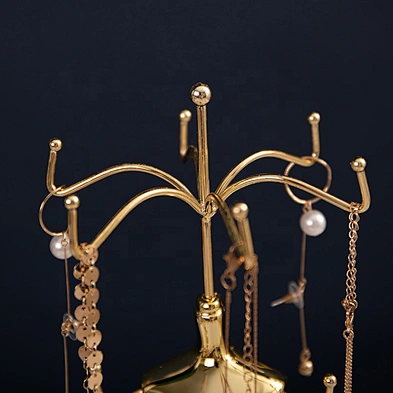 Window Display Props Jewelry Mannequin Jewelry Bracelet Ring Necklace Display Stand Gold Plating Jewelry Holder
