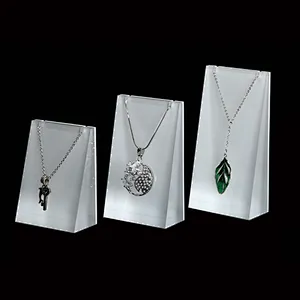Customized necklace display stand acrylic necklace jewelry display stand