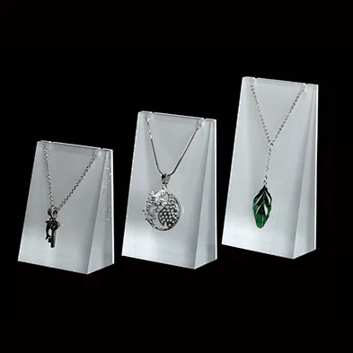 Customized necklace display stand acrylic necklace jewelry display stand