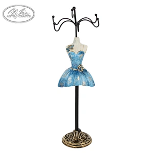 Vintage Lady Dress Form Home decor handmade resin jewelry Display Mannequin Holder