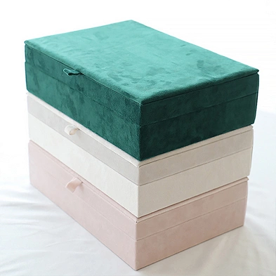 Jewelry Storage Box Princess European Korean High-end Luxury Ins Style Earrings Necklace Ring Jewelry Box