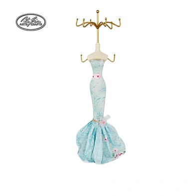 Antique elegant jewelry display doll shaped jewelry holder