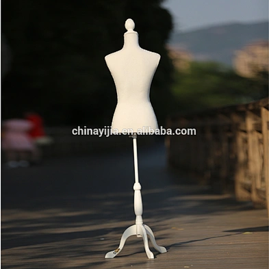 MDF upper body paper string lace fabric wooden display cloth Mannequin