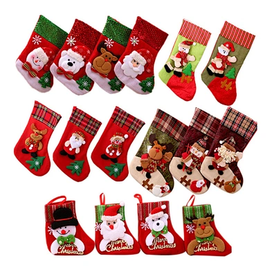 Wholesale Custom Logo Christmas Decoration Bulk Christmas Stockings