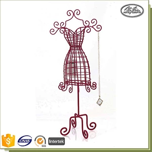 Wholesale Customized Metal Handmade Wire Mini Mannequin Jewelry Holder